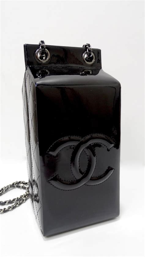 chanel milk carton replica|chanel leather bag.